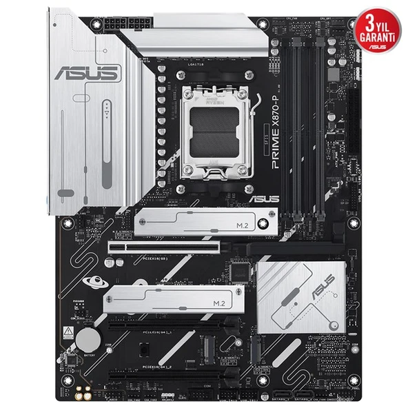 Asus Prime X870-P AM5 D5 Hdmi Type-C - Resim 3