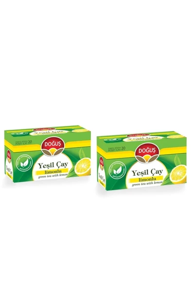 Doğuş Yeşil Çay Limonlu 20'li X 2 Adet - 2