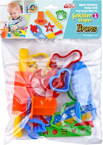 Brons Oyun Hamuru Kalıp Seti Küçük Şekiller | BR-471 - 3