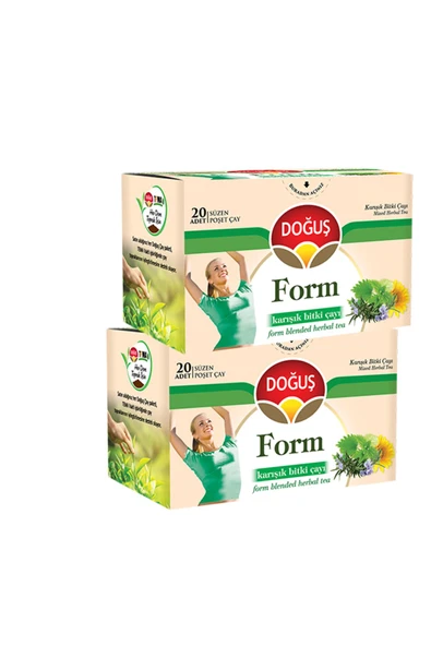 Doğuş FORM KARIŞIK BİTKİ ÇAYI 20 SÜZEN POŞET (30 gr), 2 ADET - 1
