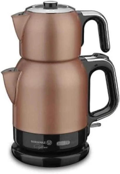 Korkmaz Çaytema Rosagold/Krom Elektrikli Çaydanlık ürün görseli 1
