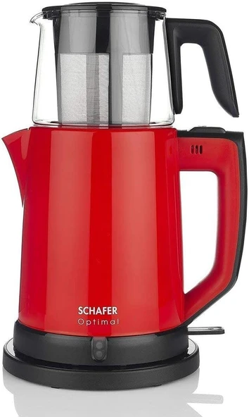 Schafer Schafer Optimal Pls. Elektrikli Çay Makinesi, Kırmızı ürün görseli