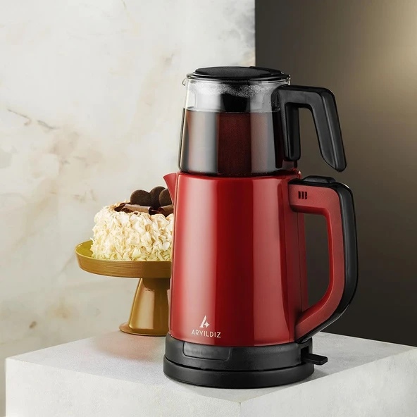 Aryıldız Tea Joy Çay Makinesi Kırmızı ürün görseli