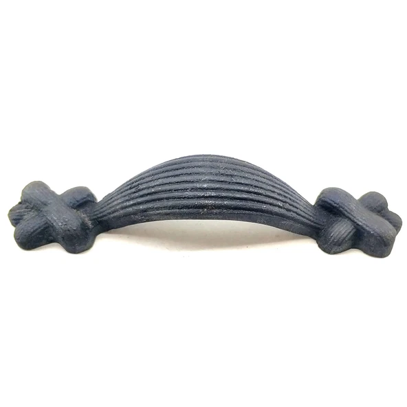 Antika Tarz Dekoratif Pirinç Örgü Mobilya Kulbu - 22x120 Mm, Oksit ürün görseli