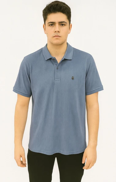 Gewer Relax Fit Erkek Kısa Kol Polo Yaka Tshirt - 7352 - 2