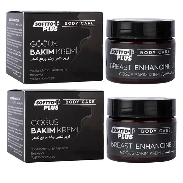 Göğüs Bakım Kremi 100ml, 2Adet, Softto Plus ürün görseli 1