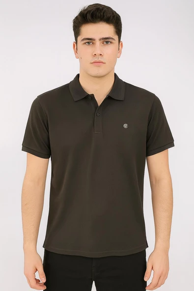 Gewer Slim Fit Erkek Kısa Kol Polo Yaka Tshirt - 7350 - Resim 3