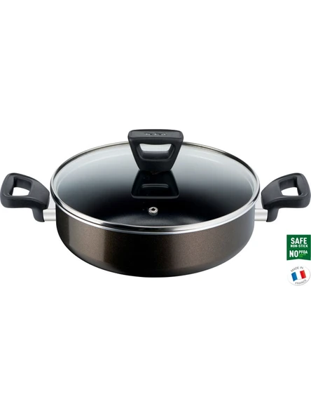 Tefal Titanyum 2X XL Difüzyon Tabanlı 26 cm Kısa Tencere - 4