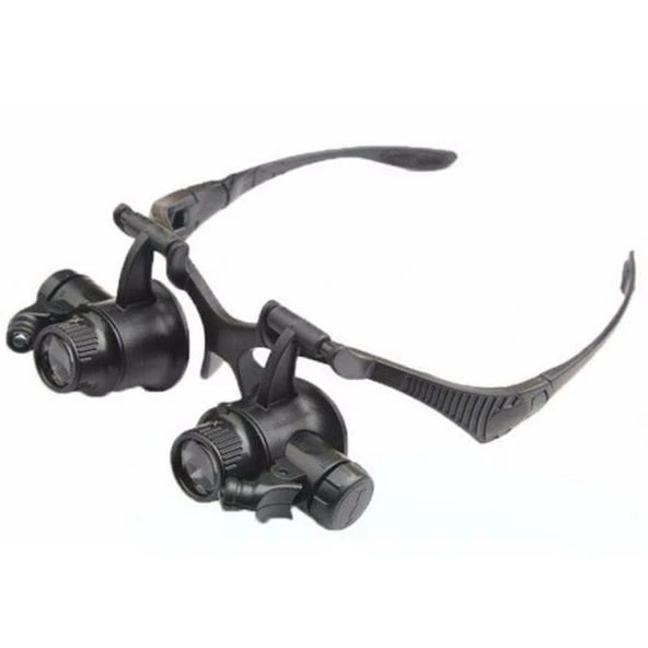 Gözlük Modeli 10x 15x 20x 25x Lens 2 Led Işıklı Büyüteç 9892g Tg-53-vice/(1395) 442 ürün görseli