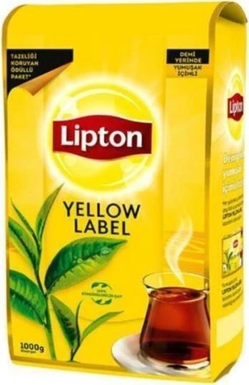 Lipton Yellow Label Loose Dökme Siyah Çay 1000 Gr - 1