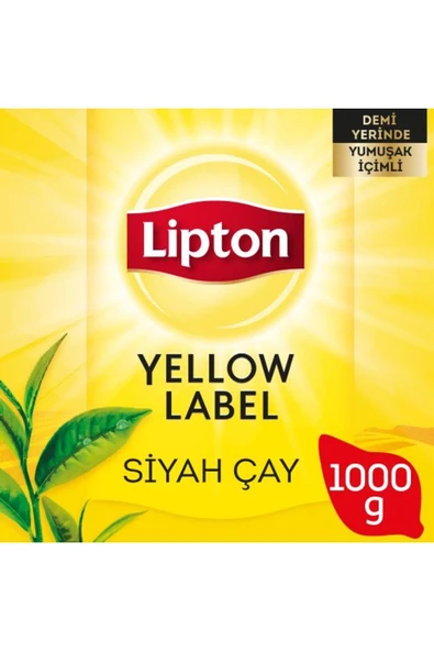 Lipton Yellow Label Dökme Siyah Çay 1000 gr x 4 Adet - Resim 2