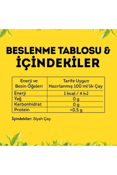 Lipton Yellow Label Dökme Siyah Çay 1000 gr x 4 Adet - Resim 3