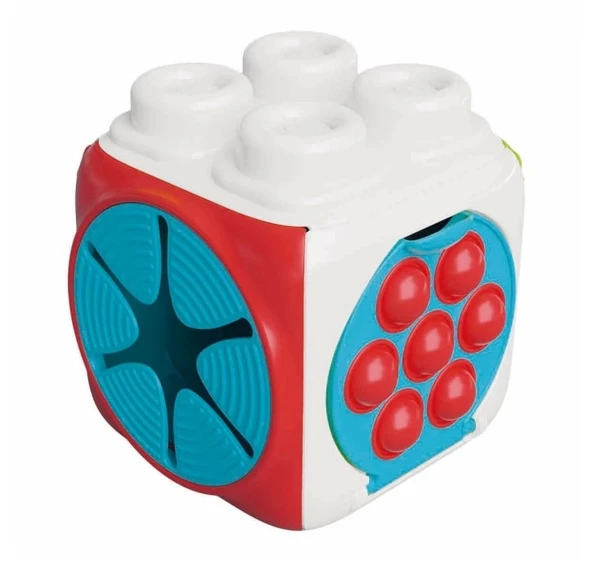 Clementoni Baby Soft Clemmy Yumuşak Blok Duyusal Küp 17902 - Resim 3