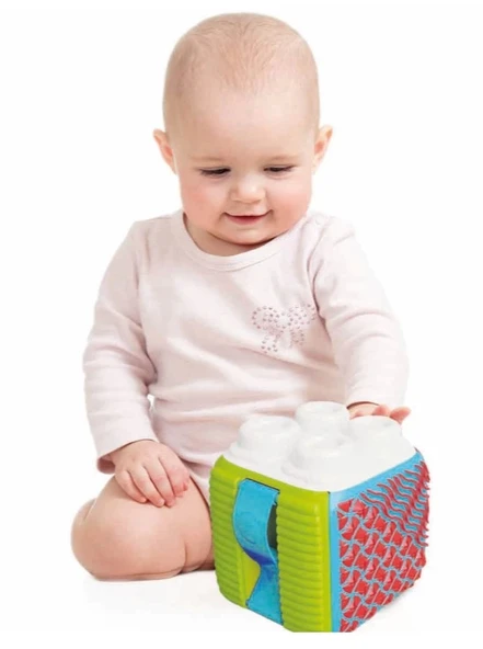 Clementoni Baby Soft Clemmy Yumuşak Blok Duyusal Küp 17902 - Resim 2