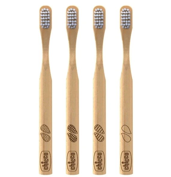 Chicco Bamboo Diş Fırçası 3+ Yaş - Resim 4