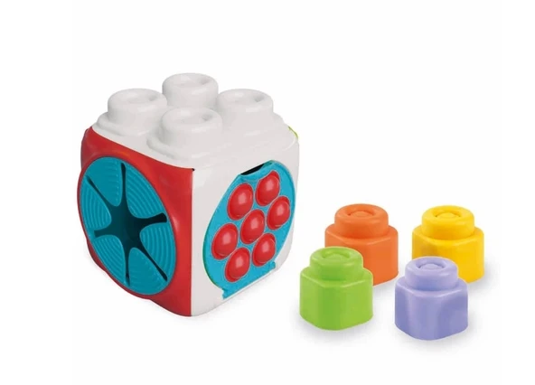 Clementoni Baby Soft Clemmy Yumuşak Blok Duyusal Küp 17902 ürün görseli
