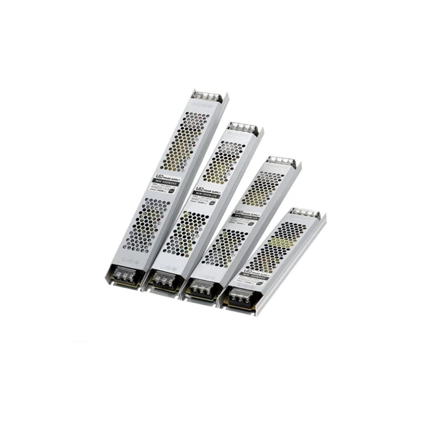 Ultra Slim Sessiz Şerit Led Trafosu Metal Kasa 12v 5 Amper Led Trafo Adaptör