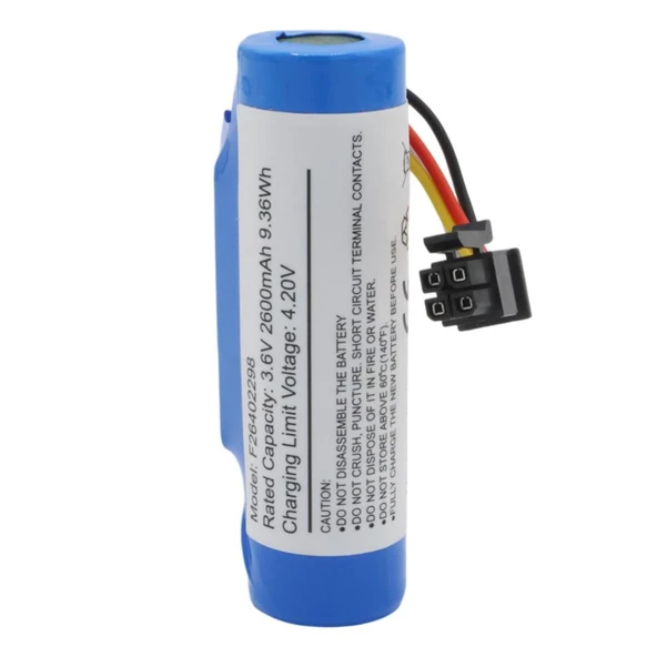 Powermaster PM-24803 3.6V 2600Mah 4 Pin Soketli Beko Yazar Kasa Pos Cihazı Pili 18650 Lityum Batarya (VPS906R) ürün görseli