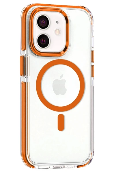 Joko iPhone 11 Bella Magsafe Kapak - Turuncu - Resim 2