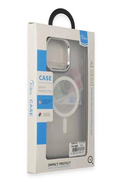 Joko iPhone 14 Pro Winner Magsafe Kapak - Gri - Resim 7