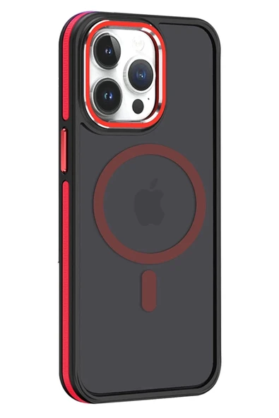 Joko iPhone 15 Pro Winner Magsafe Kapak - Kırmızı - Resim 2