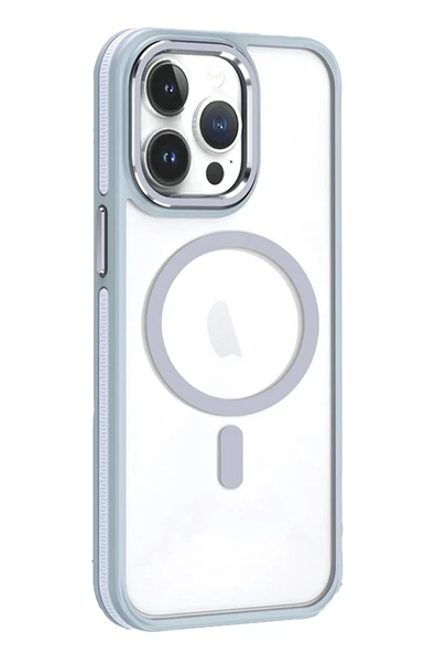 Joko iPhone 15 Pro Max Winner Magsafe Kapak - Gri - Resim 2