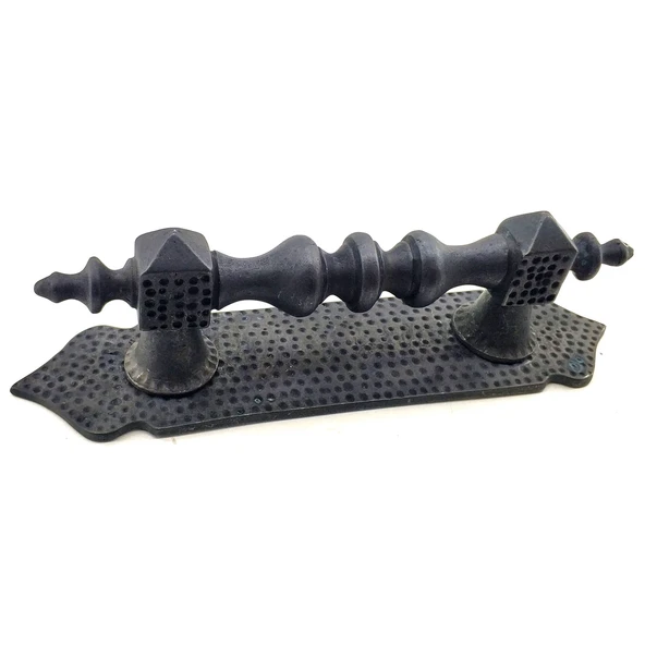 Antika Tarz Dekoratif Pirinç Ağır Kapı Çekme Kolu - 280x65 Mm, Oksit