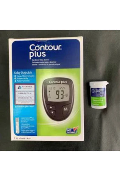 MEDİKALCİM Kan Şekeri Glukoz Ölçüm Cihazı Contour Plus - 2