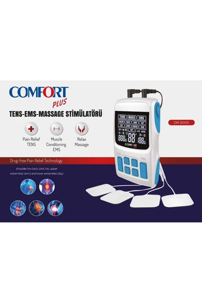 Comfort Plus DM 3000 Masaj/Ems/Tens Aleti ürün görseli