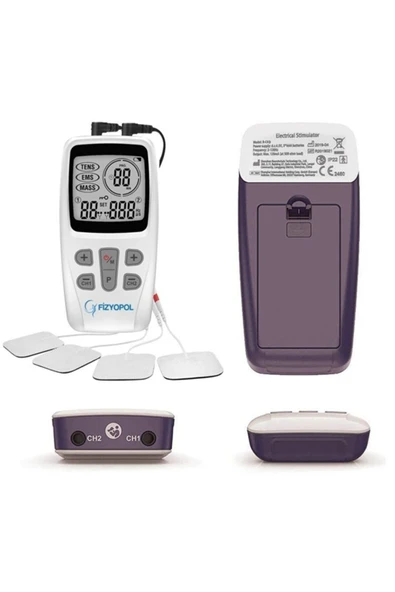 MEDİKALCİM Fizyopol 2 Kanallı 3 Özellikli Dijital Tens Ems Masaj Cihazı Rc-4d - Resim 3