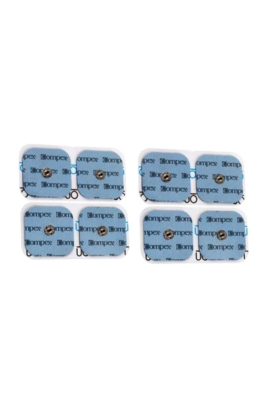MEDİKALCİM Pakette 8 Adet Compex Performance 5 x 5 cm Çıtçıtlı Elektrot ürün görseli 1