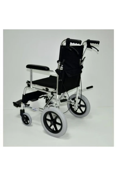 MEDİKALCİM Refakatçı Ayak Destekli Tekerlekli Sandalye - Resim 3