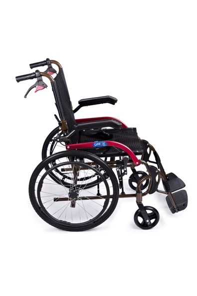 Comfort Plus Gk863laj-20 Jet Black Transfer Alüminyum Tekerlekli Sandalye - Resim 2