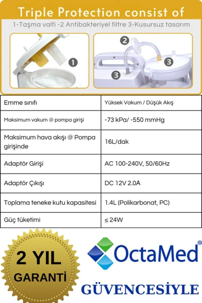 Rossmax aspiratör cihazı v3 - Resim 2