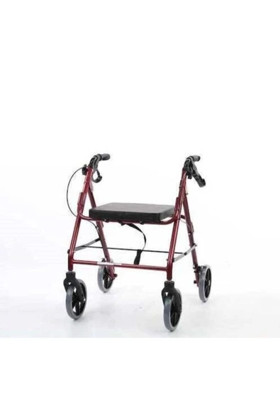 MEDİKALCİM Rolatör 4 Tekerlekli Hasta Yürüteci Walker - Resim 3