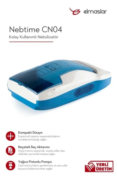 nebtime Elmaslar - Kompresörlü Nebulizatör Cihazı Cn04 8699234545146 ürün görseli