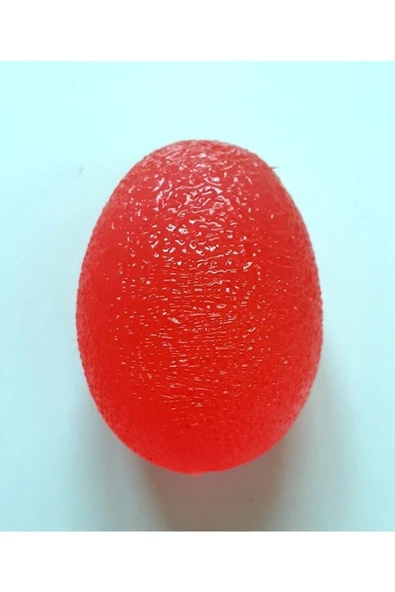 MEDİKALCİM Yumurta Şekil El Egzersiz Ve Stres Topu Kırmızı ürün görseli