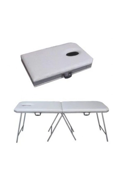 MEDİKALCİM Katlanır Masaj Sedyesi Beyaz Renk - Resim 2