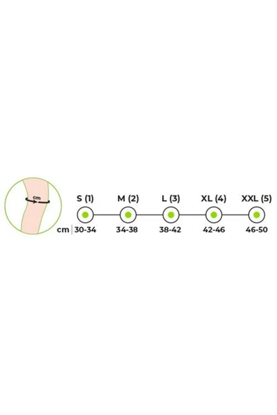 MEDİKALCİM REF 453 Örme Fleksible Balenli Dizlik Medium - 2