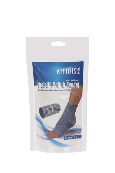 Kifidis Ağrı Hafifletici Mentollü Soğuk Bandaj (10cmx2.6m) ürün görseli 1