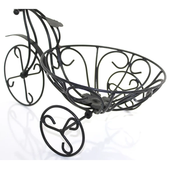 Ferforje Dekoratif Bisiklet Çiçeklik St00077 - Resim 2
