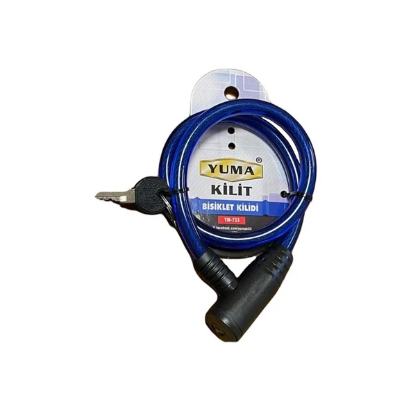 Yuma Ym-733 Mavi 65 Cm Bisiklet Kilidi ürün görseli 1