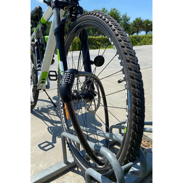 Yuma Ym-747 120cm 20mm 5 Şifreli Siyah Motorsiklet Kilidi - 2