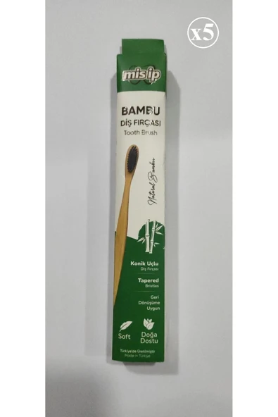 Mis İp Bambu Diş Fırçası 5 Adet