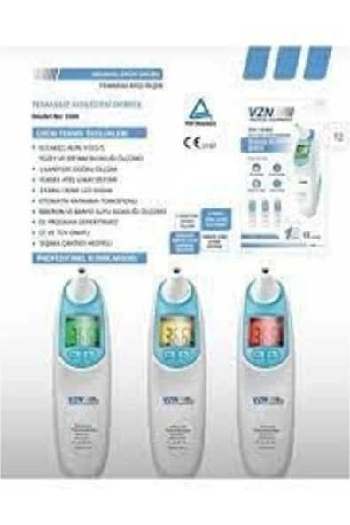 medikaltec VZN Alın Ve Kulak Için Temazsın Ateş Ölçer - Resim 2