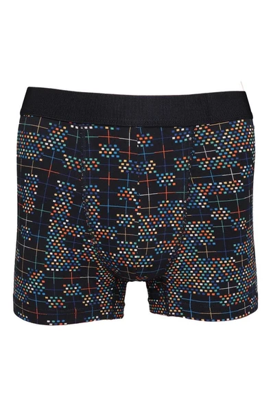 NİVEMESHOME 4480 ERKEK LYCRALI COTTON BOXER NOKTA DESENLİ L BERRAK