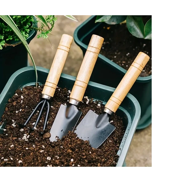 Portatif Kazma Kürek Tırmık Seti - 2