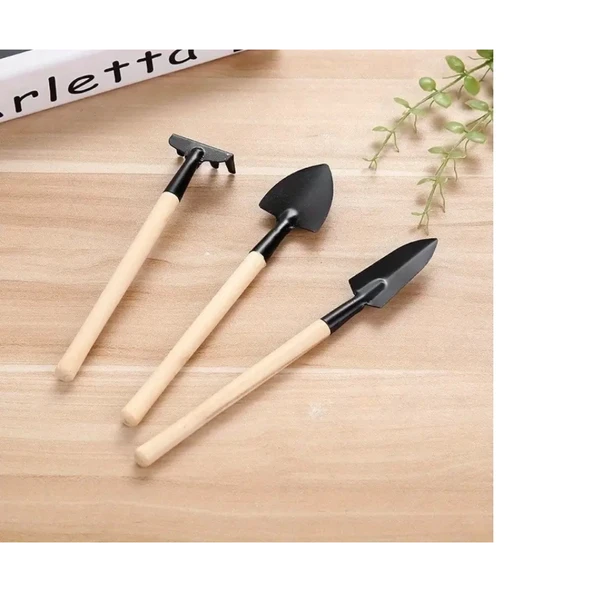 Mini Kazma Kürek Tırmık Seti - Portatif ürün görseli