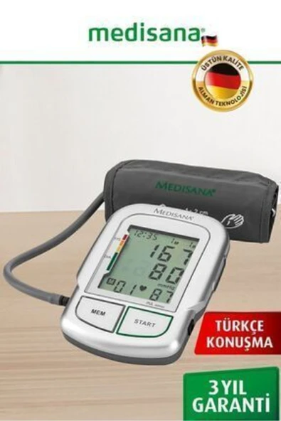medikaltec Konuşan Kol Tipi Dijital Tansiyon Ölçme CihazıAlman Tasarım Türkçe - Resim 3