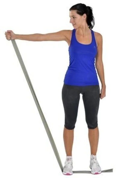 medikaltec Pilates & Yoga EgzersizBandı , Theraband Gümüş (ekstra Güçlü) 22.5 Mt - Resim 2